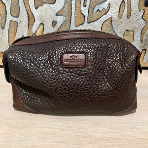Lucchese Brown Leather Dopp bag